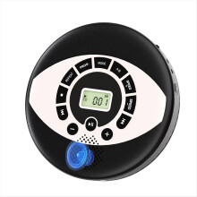 Discman Oplaadbare cd-speler met luidspreker Draagbare cd-speler met USB, anti-slip bescherming, oordopjes inbegrepen, cd-speler