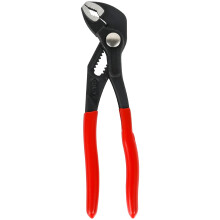 7 Inch Adjustable Water Pump Pliers, Chrome Vanadium Groove Joint, OneHand Quick Adjust Grip