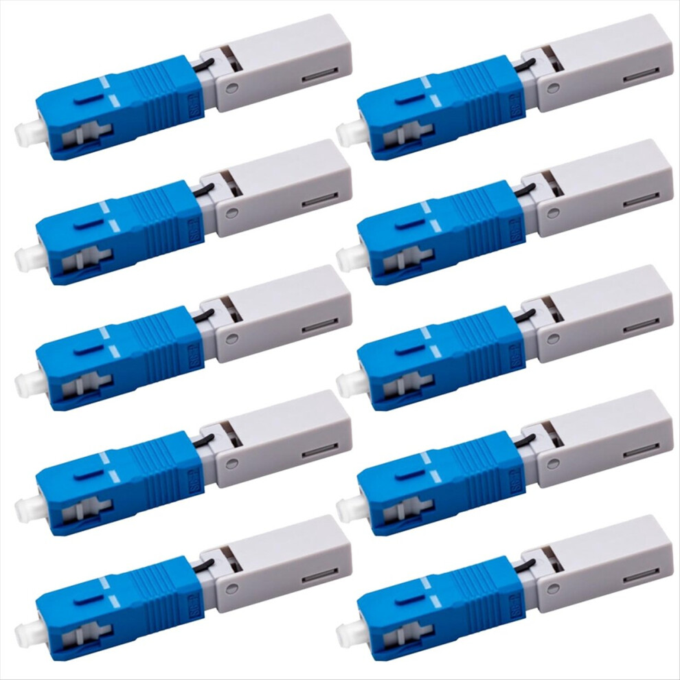 10Pcs Fast Connector Upc New Type Sc Male To Lc Female Singlemode Adapter Sc/Upc To Lc/Upc Hybrid Fibre Converter 4852240188903