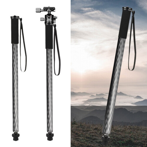 Lightweight Carbon Fiber Monopod 4-Section Adjustable-Model A 2