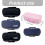 Big Capacity Pencil Case 4 Section Canvas Pen Case with Lock-3 4