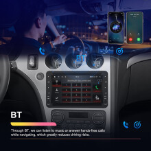 Voor 159 2004-2011 Android 7 Inch Autoradio 2G+64G 2Din WIFI Carplay Audio Multimediaspeler