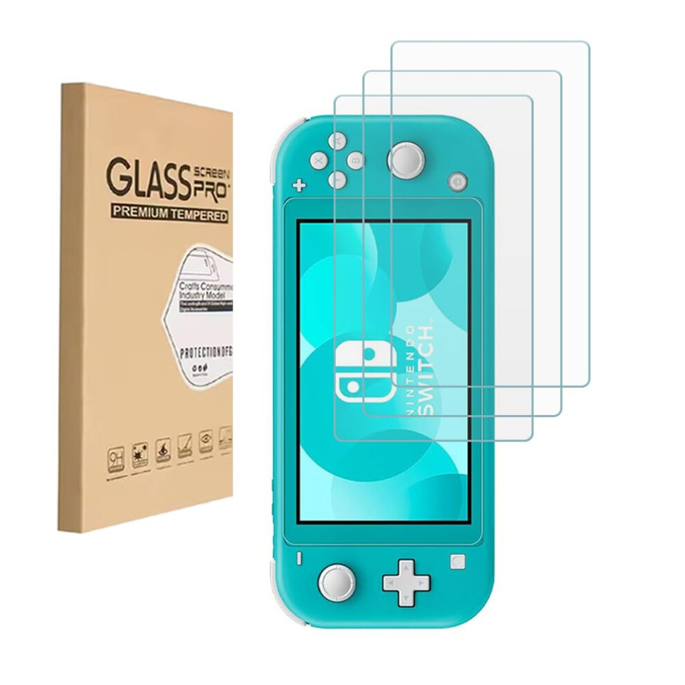 Screen Protector For Nintendo Switch Lite 3 Pack Hd Tempered Glass Antiscratch Antifingerprint Bubble 9001264051990