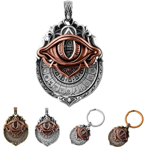 Handmade Tarot prescience Pendant: Combine to-Titanium Plated 1