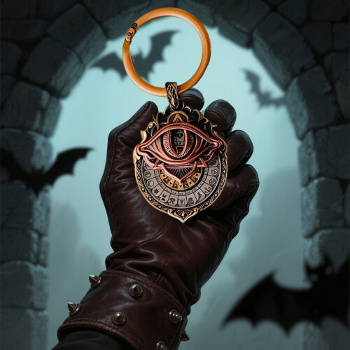 Handmade Tarot prescience Pendant: Combine to-Titanium Plated 2