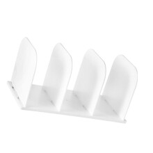 Desktop Book Sorter Organizers 3 Section Bookend for Shelf Space