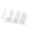 Desktop Book Sorter Organizers 3 Section Bookend for Shelf Space 1