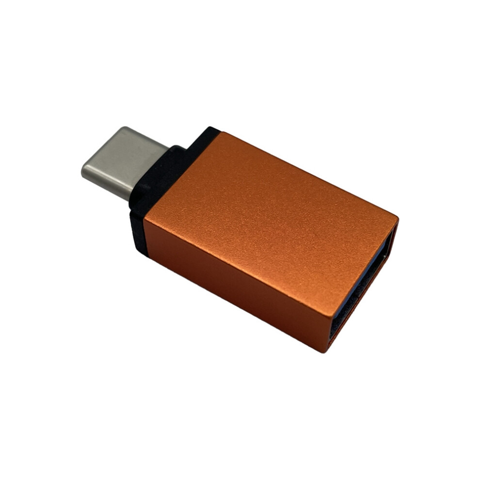 Orange Usb C Data Blocker, Usb-A To Usb-C Data Blocker Protect Against Juice Jacking, Support Safe Fast Charging