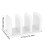 Desktop Book Sorter Organizers 3 Section Bookend for Shelf Space 3