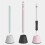 Pen Stand Silicone Pencil Rack Pen Display Stand Desktop-Black 5