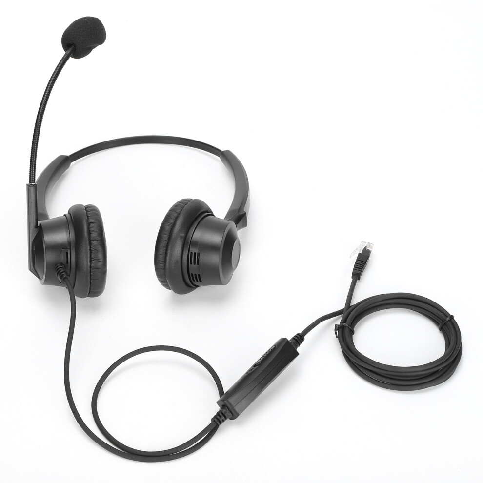 Enhanced Audio Binaural Headset For Crystal Clear Conversations, Featuring Intuitive Inline Controls, Clear Sound, Clear Sound, Clear Sound, Good Mic 9420858088851