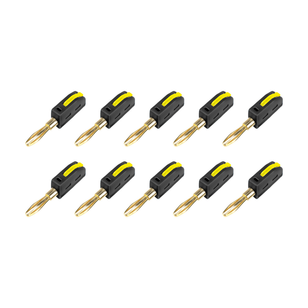 Reliable 4Mm Banana Plug Banana Connectors 32A High- Black 7704000507561