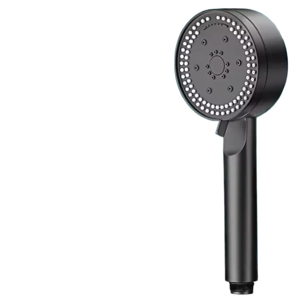 Pressure Handheld Shower Head 8 Spray Modes Water Saving Detachable Design For Bathroom Black 9001264052164