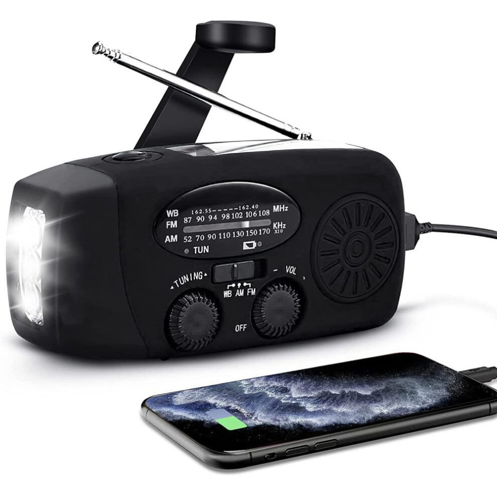 Compact Portable Design,Am Fm Noaa Survival Radios With Emergency Weather Updates,Led Flashlight For Outdoor Camping Travel,Multiple Charging Methods 9139052181113