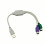 USB2.0 A Male to PS2s with Mouse and Keyboards Support for-1pc 3