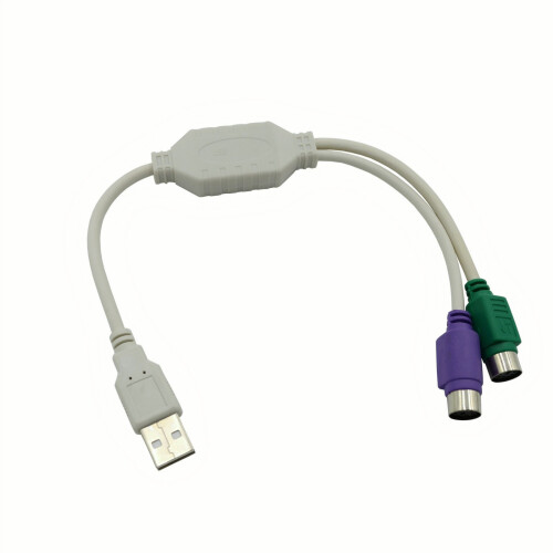 USB2.0 A Male to PS2s with Mouse and Keyboards Support for-1pc 2
