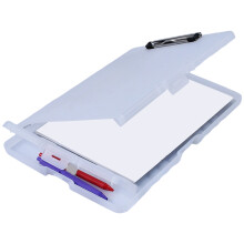 Verpleging Klembord met Document Case-Semi transparant whi 01