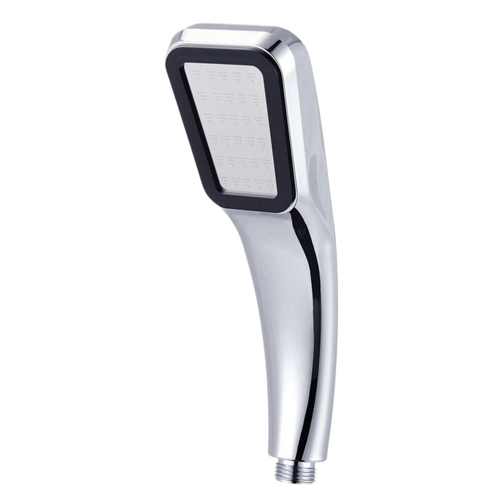Handheld Pressure Shower Head With Chrome Finish, Water Saving And Adjustable Spray 9189345636776