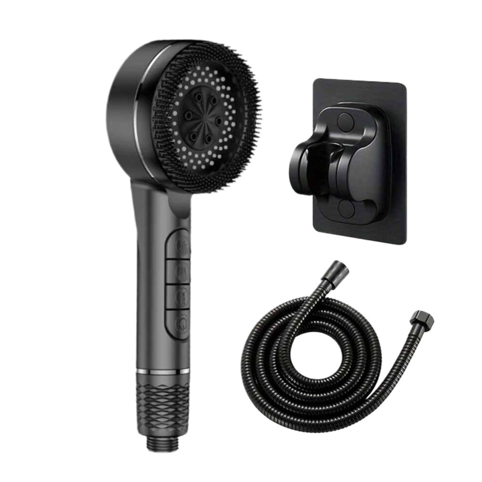Handheld Pressure Shower Head With 4 Modes, Onekey Stop, Water Saving For Low Pressure 9426802883534