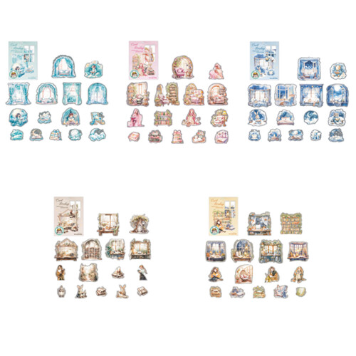 15 stuks esthetische sticker-De diepzee is rustig 1
