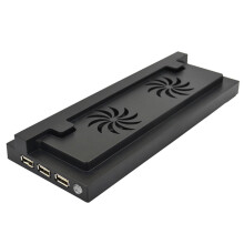 Soluzione di gioco efficiente, elegante supporto verticale per console, salvaspazio con 3 ventole di raffreddamento per Xbox One S, maggiore