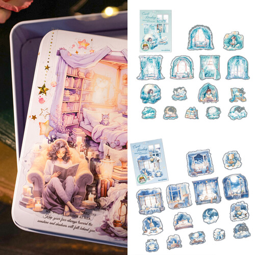 15 stuks esthetische sticker-De diepzee is rustig 2
