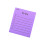 Bloc-notes simple doublé, bloc-notes plus-Violet 7,5x9cm 1