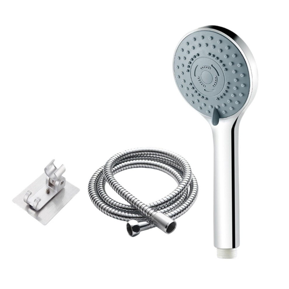 Handheld Shower Head With Hose, 5 Spray Modes, Pressure Rainfall, Chrome Polished Finish 9189345638039