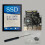 4-Port SD to Adapter 2.5 Inch SD/TF to Electronic Hard Disk Self-Made SSD Solid State Drive Stable Transmit 2