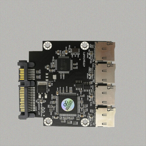 4-Port SD to Adapter 2.5 Inch SD/TF to Electronic Hard Disk Self-Made SSD Solid State Drive Stable Transmit 2
