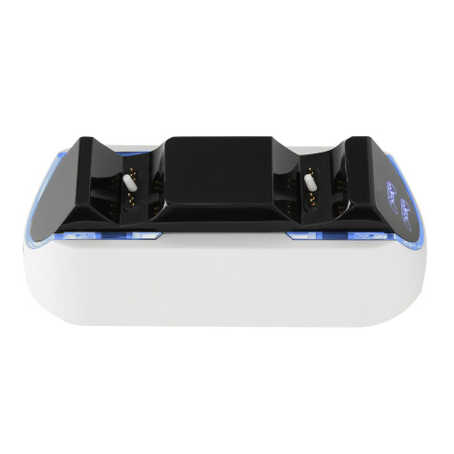 Base di ricarica per controller PS5, accessori PS5 con ricarica rapida e interruttore on/off per controller DualSense ed Edge, ricarica rapida, 1