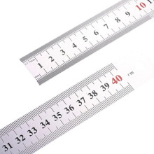 Stainless Steel Ruler with Inches Centimeters Scale-40cm