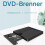 Φορητή μονάδα CD DVD για φορητό υπολογιστή, εξωτερική μονάδα DVD plug and play με θύρα USB 3.0 3