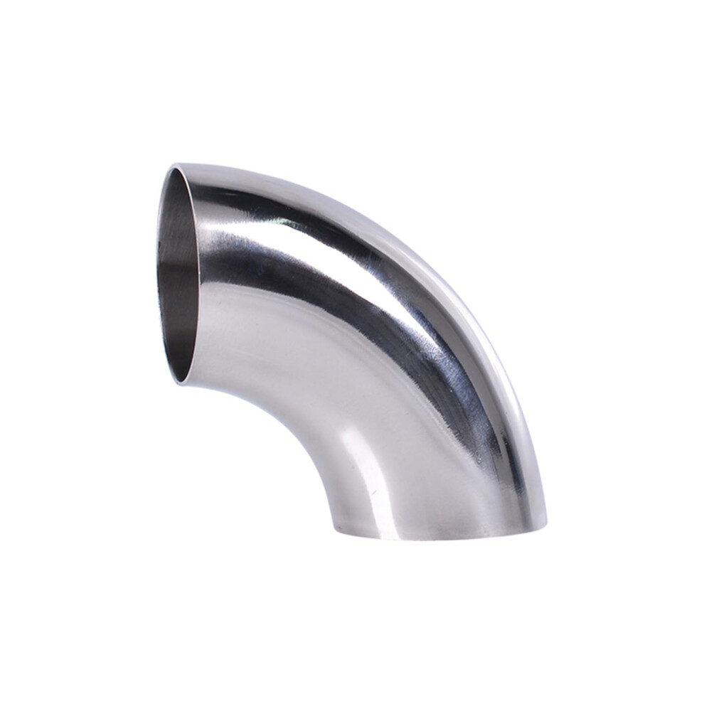 Ss304 Stainless Steel Elbow 90 Degree Welding Pipe Connector 38Mm Food Grade Corrosion Resistant 9189345637575