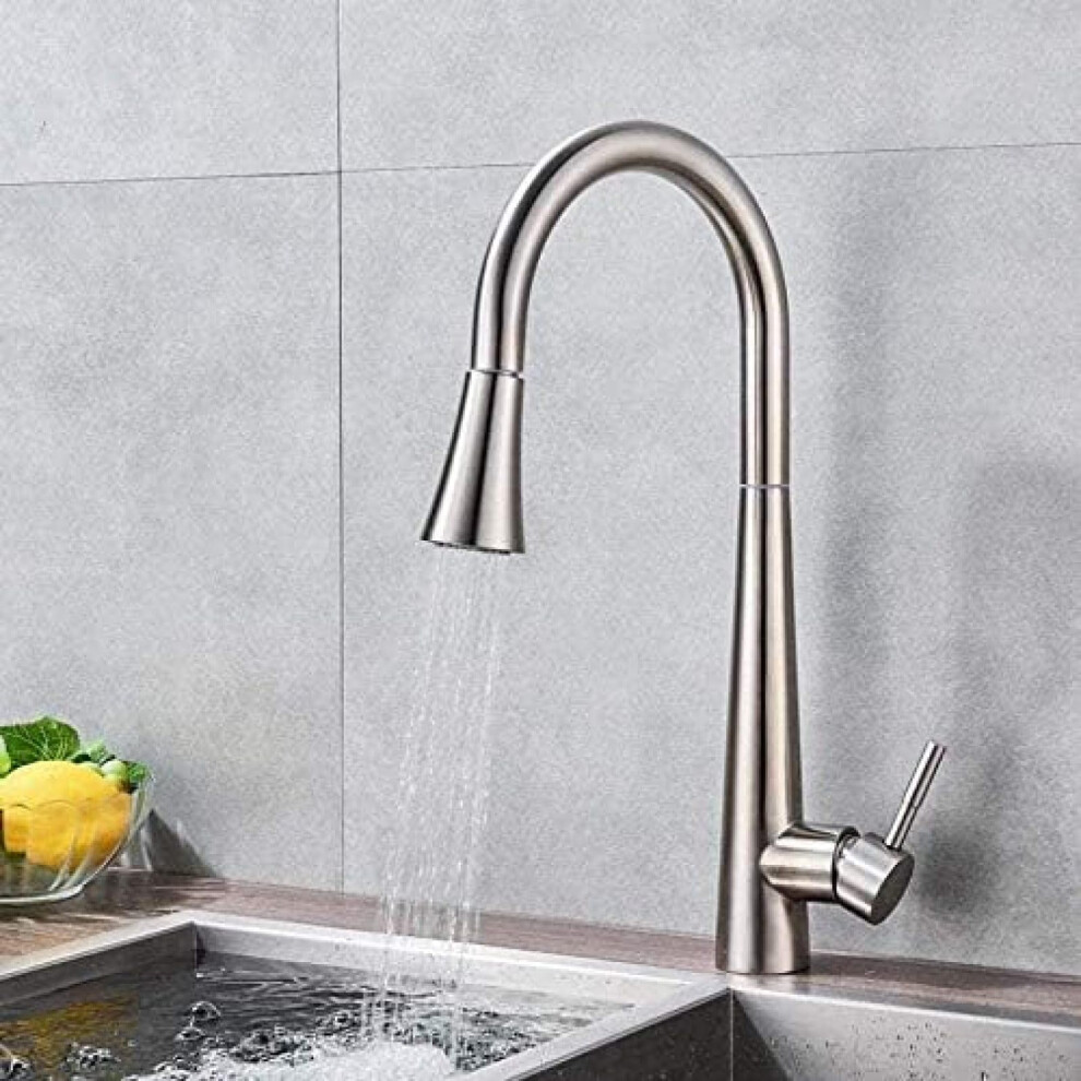 Touchless Kitchen Faucet With Smart Sensor, 360 Swivel Brass Pull Down, Watersaving Design 9426802884814