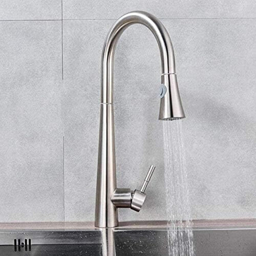 Touchless Kitchen Faucet with Smart Sensor, 360 Swivel Brass Pull Down, WaterSaving Design 2
