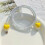 Recyclable TPU Data Cable Defender Against Tear-White 1.6m 3