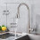 Touchless Kitchen Faucet with Smart Sensor, 360 Swivel Brass Pull Down, WaterSaving Design 5