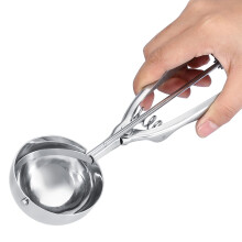 Ice Cream Scoop and Cookie Scoop Set Stainless Steel Trigger Release Ergonomic Grip 6cm