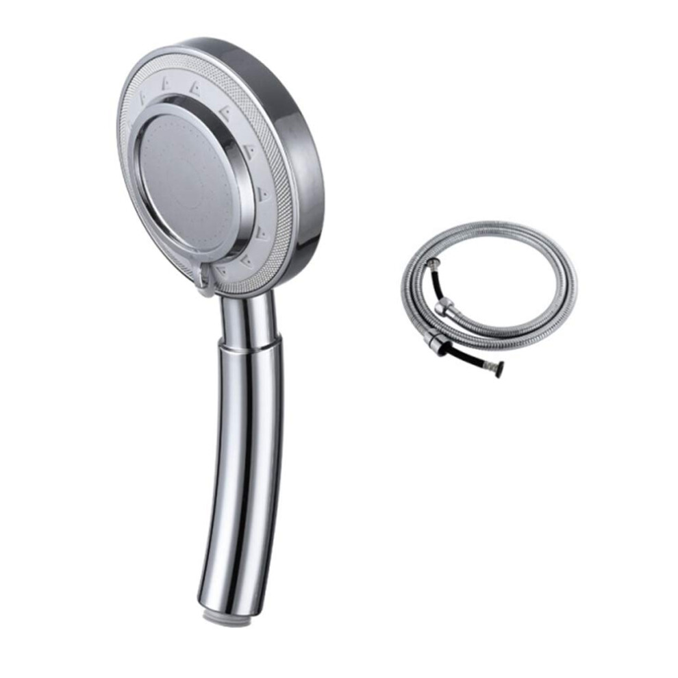 Handheld Shower Head Pressure 3 Spray Settings Luxury Spa Detachable With Hose And Bracket Chrome 9119770775177