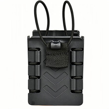 Molle Walkie Talkie Holster with 360 Rotation Quick Release, Two Way Radio Holder for UV5R, 888S, F8HP