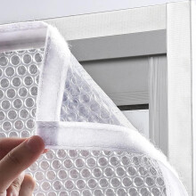 Window Insulation Kit for Winter Energy Saving Thermal Window Film Waterproof Reusable 31.5x39.4in
