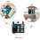 Bedside Storage Organizer with Secure Straps, Hanging Caddy for Dorm, Bunk Bed, Hospital Use 2