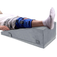 Leg Elevation Pillow Adjustable Height for Knee Surgery Recovery and Injury Rehab, Single Leg 29.5x13x10in