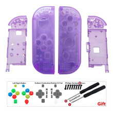 Aggiornamento esclusivo per il tuo Nintendo Switch: elegante custodia protettiva semitrasparente con custodia protettiva per Joy-Con, alloggiamento