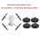 Easy to Install Motor Cover Cap, Aluminum Alloy Engine Protector for DJI Mini Drones - Convenient and Scratchproof Solution for Adventurers, Durable 6