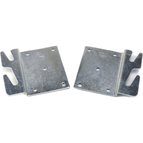 Bed Rail Hook Plates with Headboard Bracket, Durable Metal, Universal Fit, Noise Reduction (2Pcs)