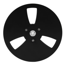 7 Inch Aluminum NAB Reel to Reel Take Up Spool for 1/4 Inch Tape, Low Noise, 3 Hole Design