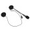 Motorcycle Helmet Bluetooth Headset Windproof Technology Noise Reduction Automatic Answering Long Play Time Stereo Music Intercom Feature, Clear Sound 2