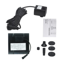 Solar Water Pump with Flow Solar Powered Operation for Garden Pond and Outdoor Fountain